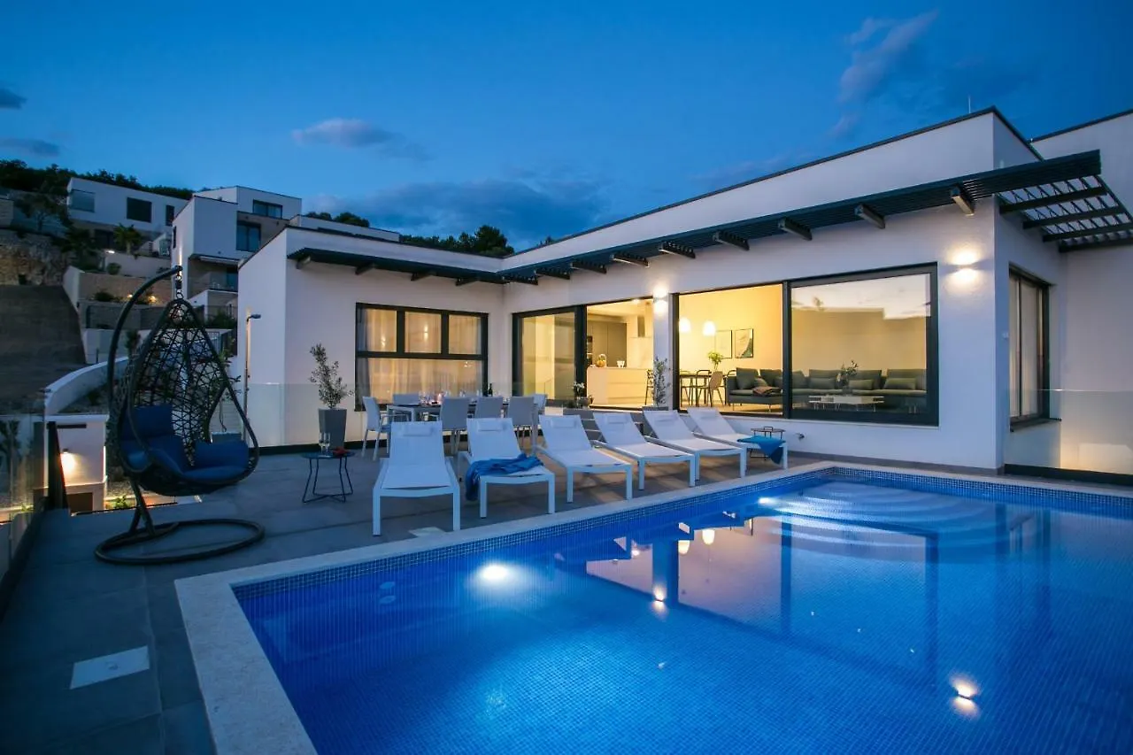 Villa Holiday Home Olive Exclusive - 8 People, Heated Pool, Okrug Gornji, Sea View Trogir