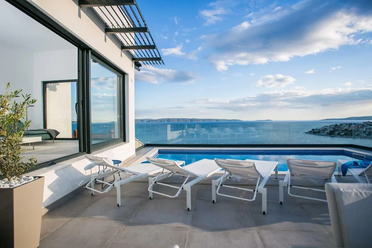 Villa Holiday Home Olive Exclusive - 8 People, Heated Pool, Okrug Gornji, Sea View Trogir