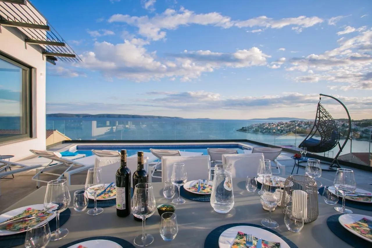 Villa Holiday Home Olive Exclusive - 8 People, Heated Pool, Okrug Gornji, Sea View Trogir Croatia